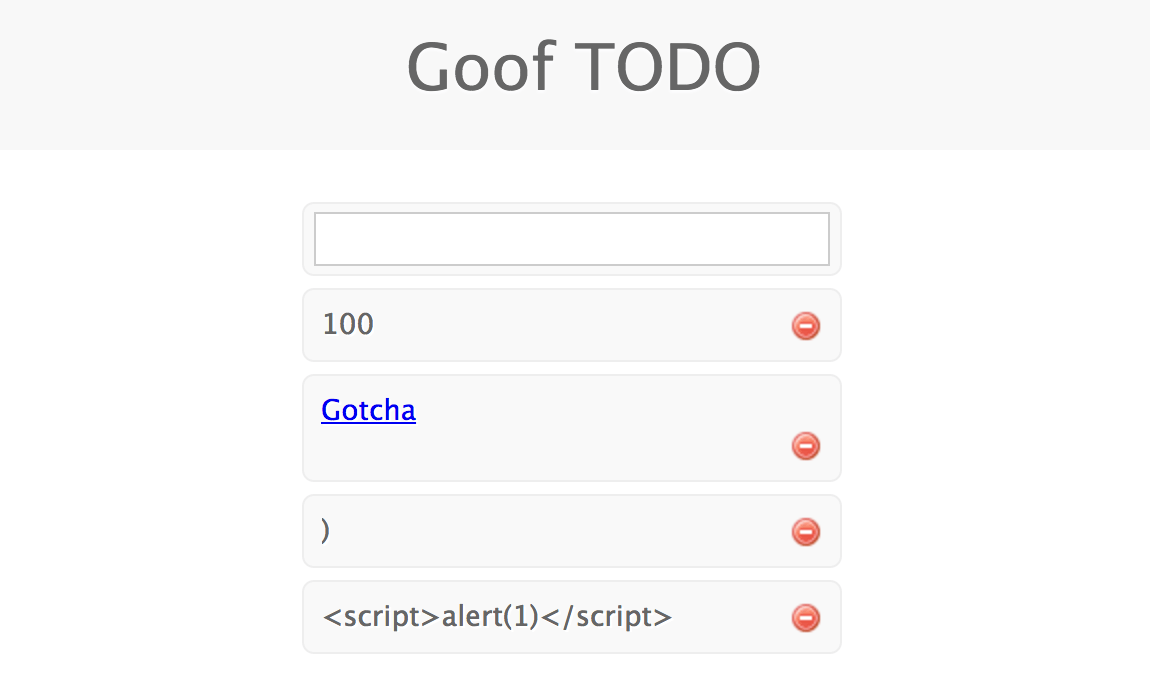 100 passed as string instead of integer