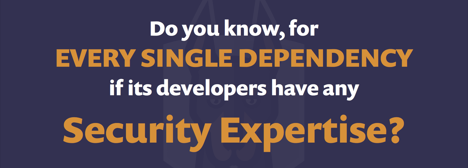 Do you know if a package writer has security expertise