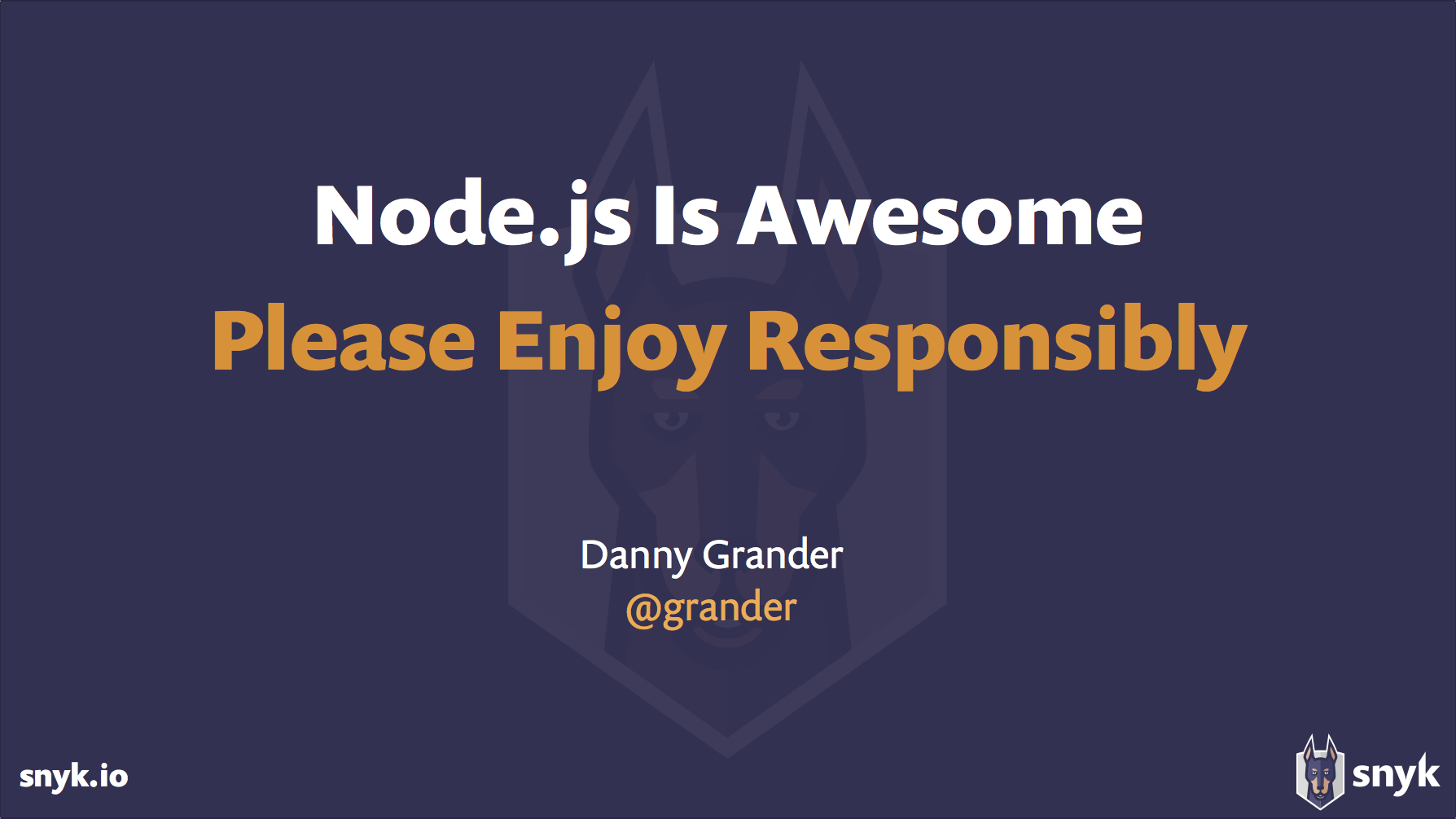 enjoy secure nodejs