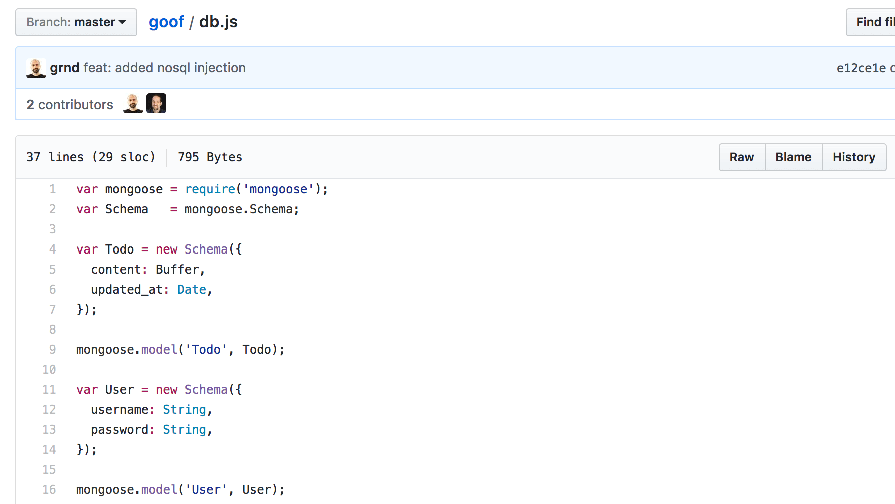 mongoose buffer in goof